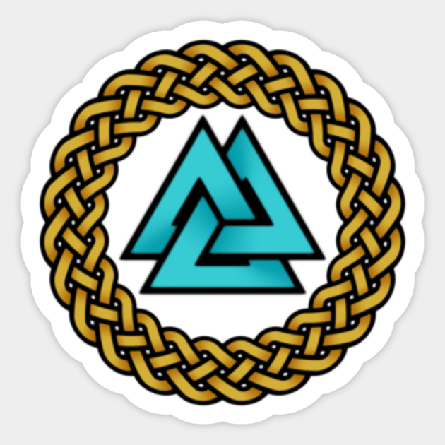 Odin's Valknut Trinity Triquetra Norse Celtic Viking Knot Valknut